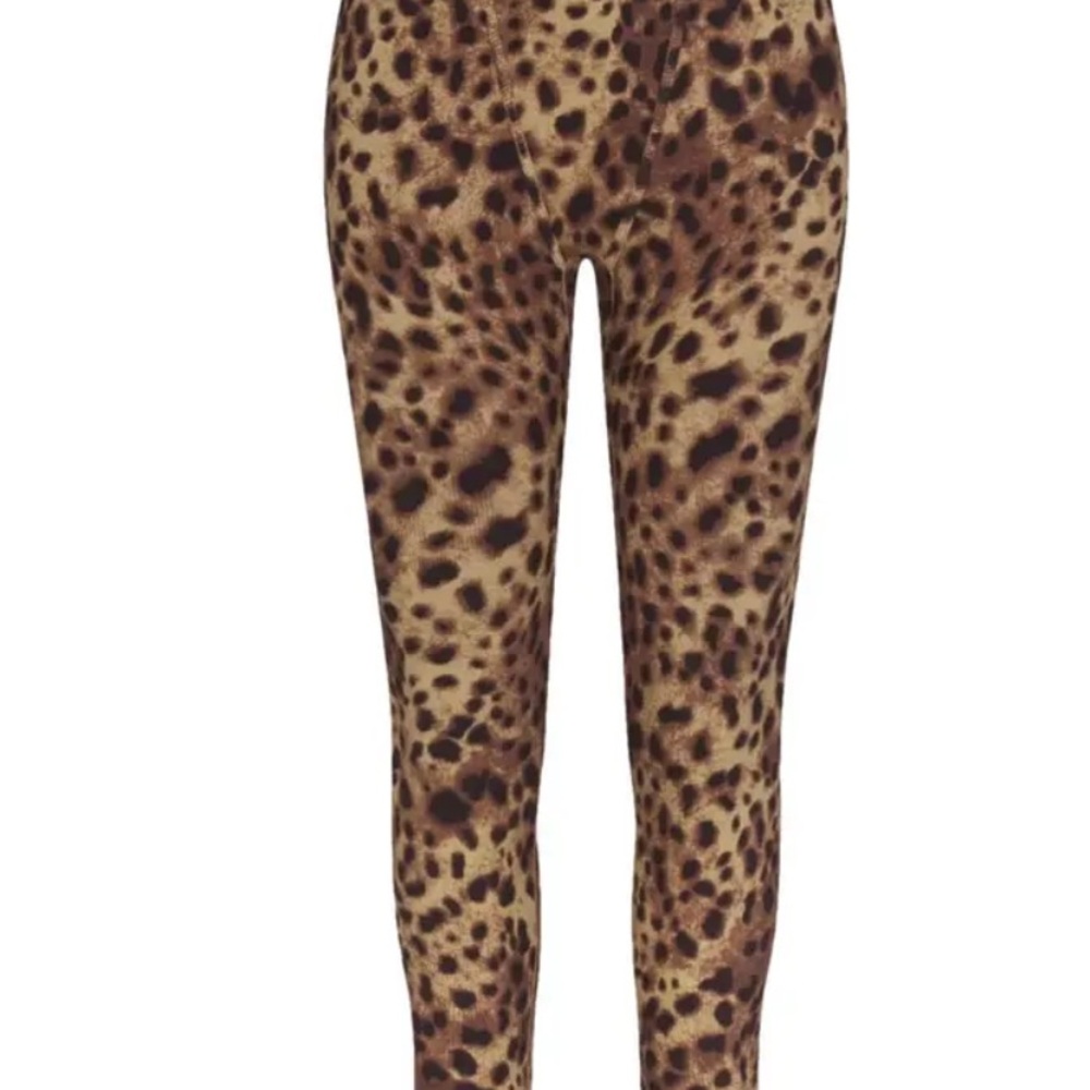 DOLCE GABBANA X SKIMS Leopard Print Leggins